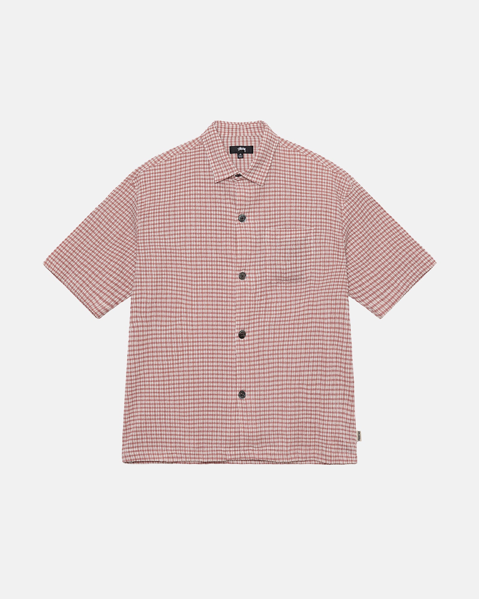 WRINKLY GINGHAM SS SHIRT