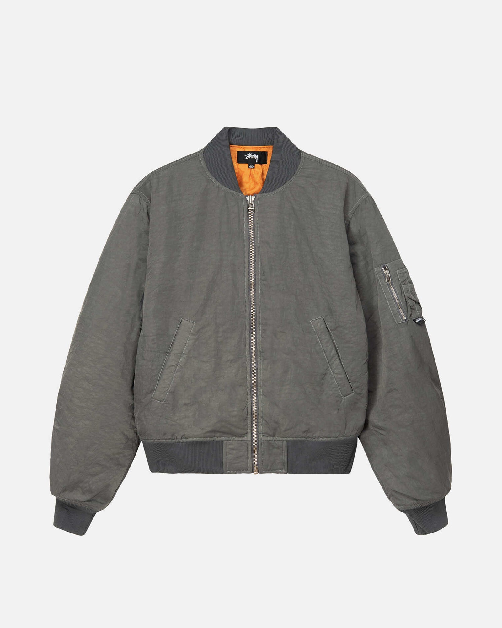 DYED NYLON BOMBER