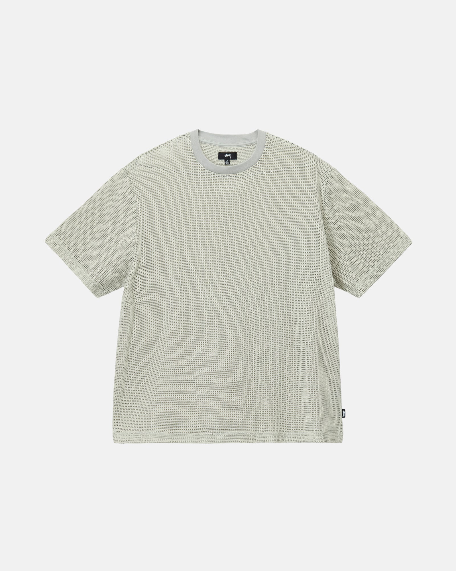 COTTON MESH SS CREW