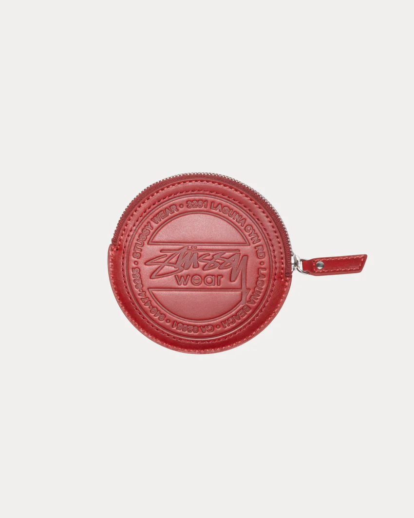 SURF DOT LEATHER POUCH