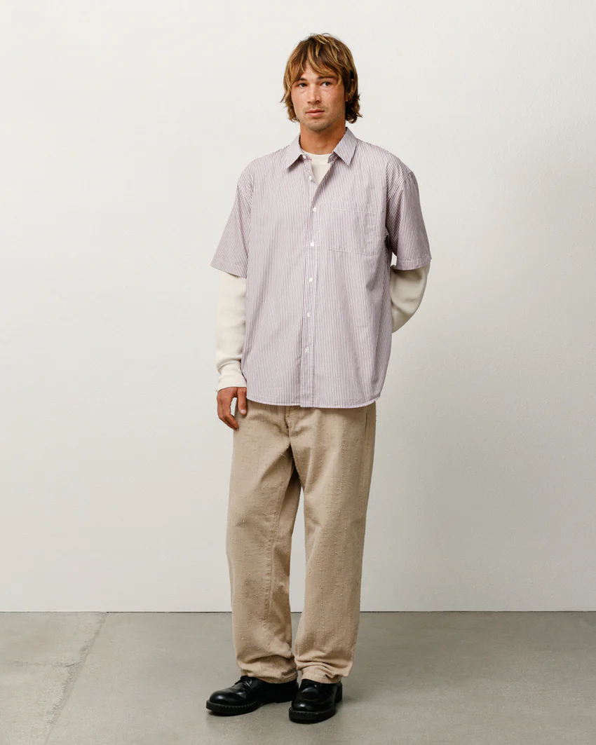 BOXY SS SHIRT 8 BALL STRIPE
