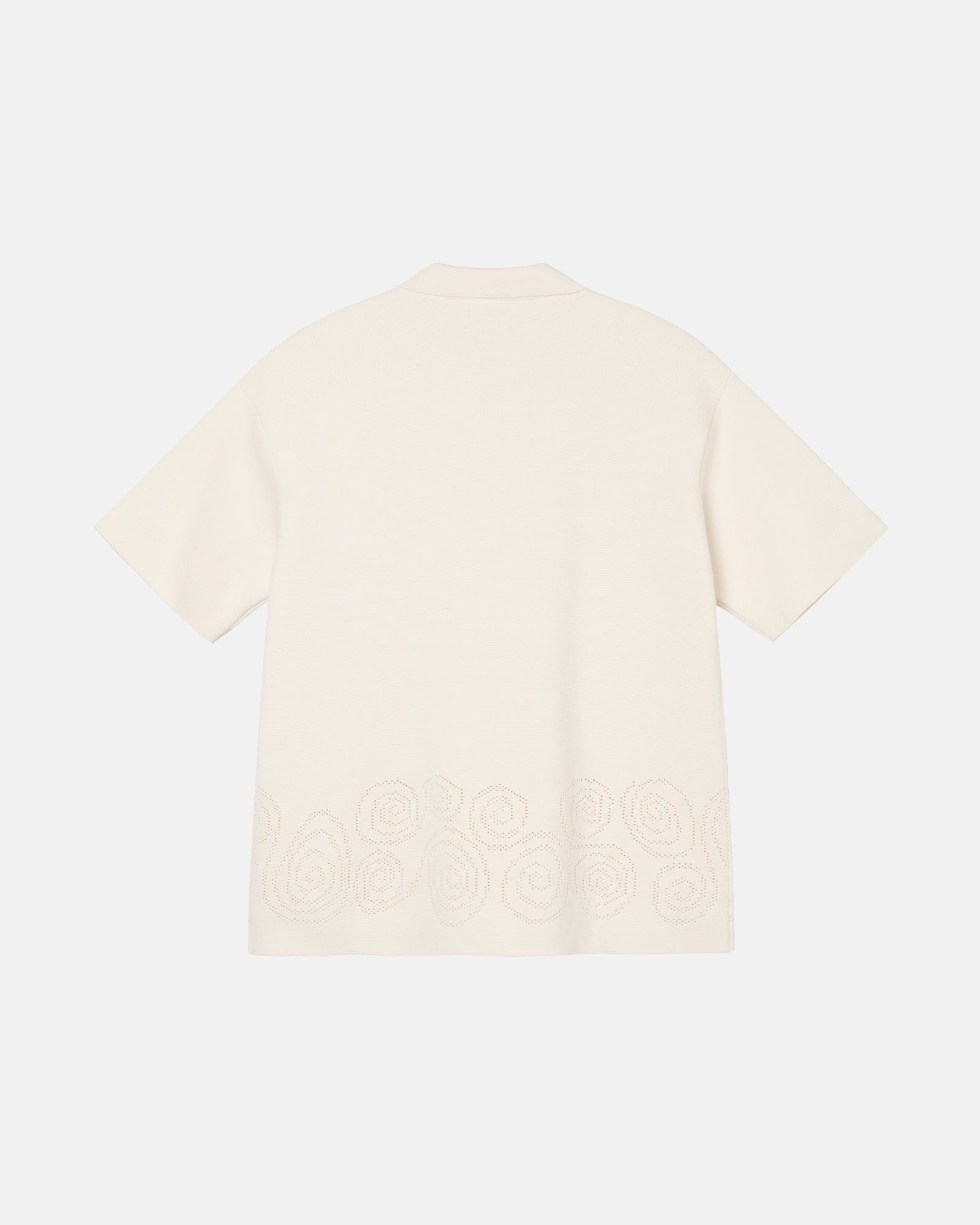 PERFORATED SWIRL KNIT SHIRT