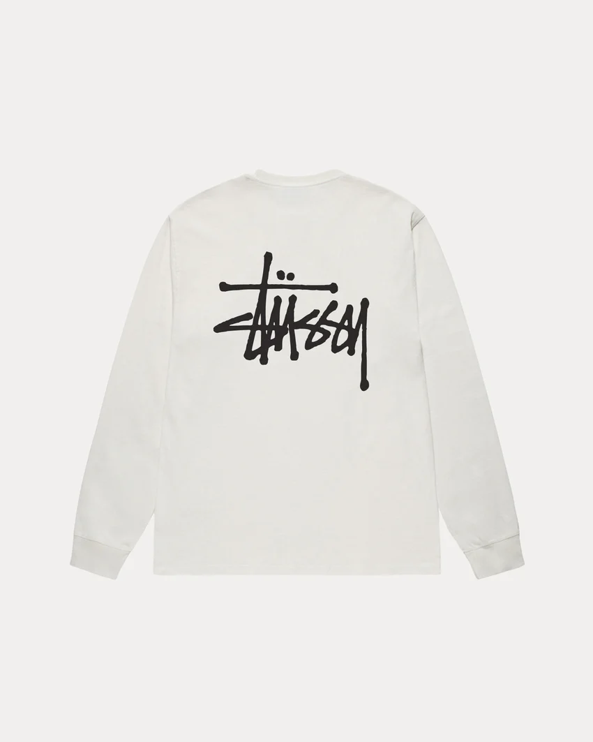 BASIC STÜSSY LS TEE PIGMENT DYED