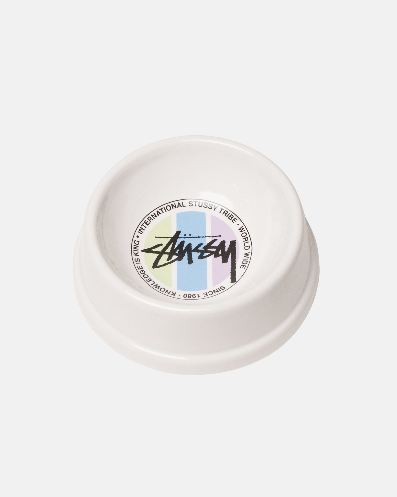 CERAMIC STOCK DOT PET BOWL