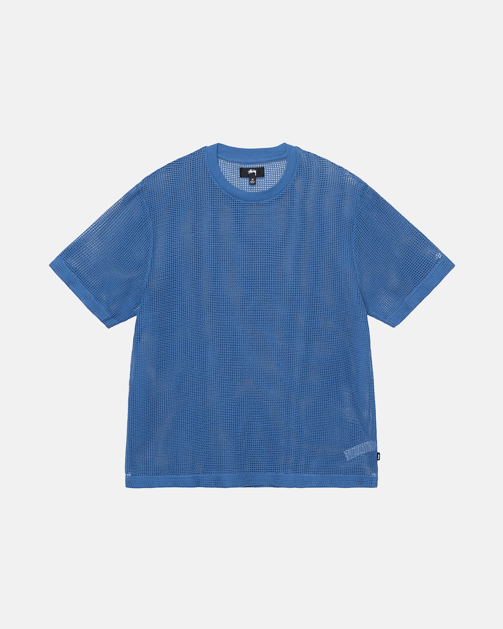 COTTON MESH SS CREW
