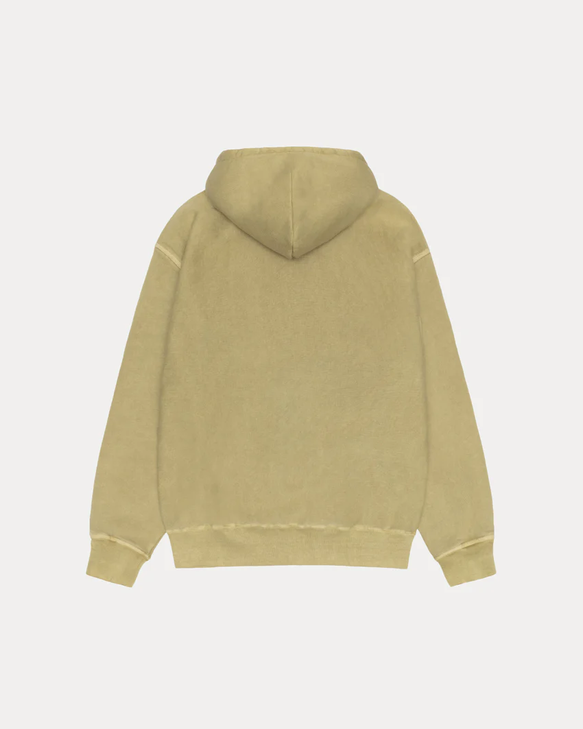 JUMBO ZIP HOODIE PIGMENT DYED
