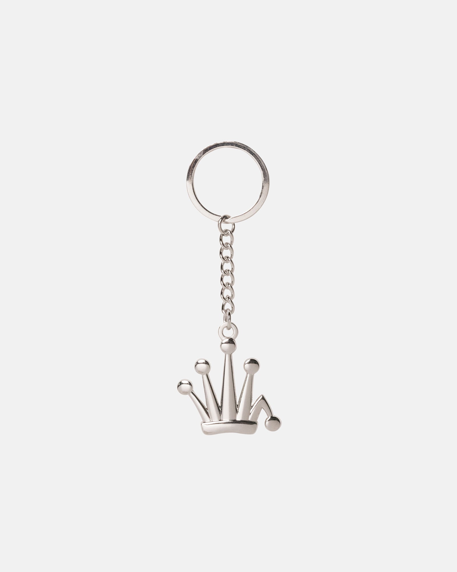 METAL BENT CROWN KEYCHAIN